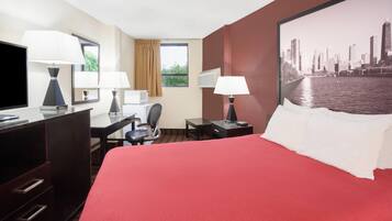 Habitación, 1 cama Queen size, para no fumadores | Escritorio, tabla de planchar con plancha y cunas gratuitas