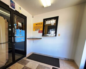 Interior entrance