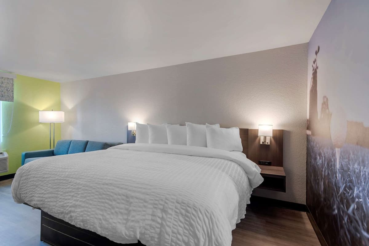 Ropa de cama de alta calidad y escritorio