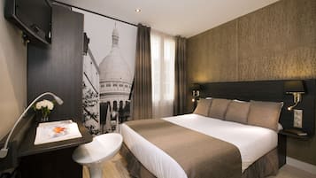 In-room safe, desk, blackout curtains, soundproofing