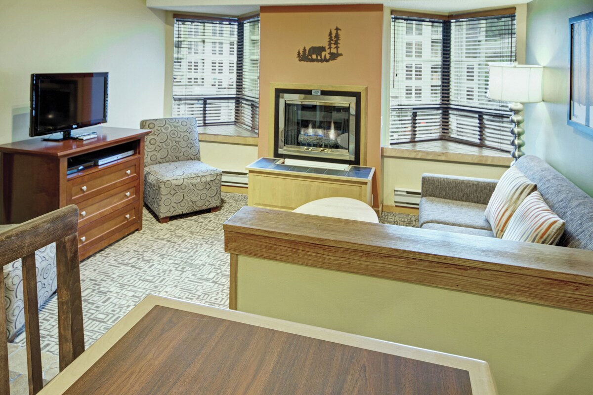 Living area | TV, fireplace, DVD player
