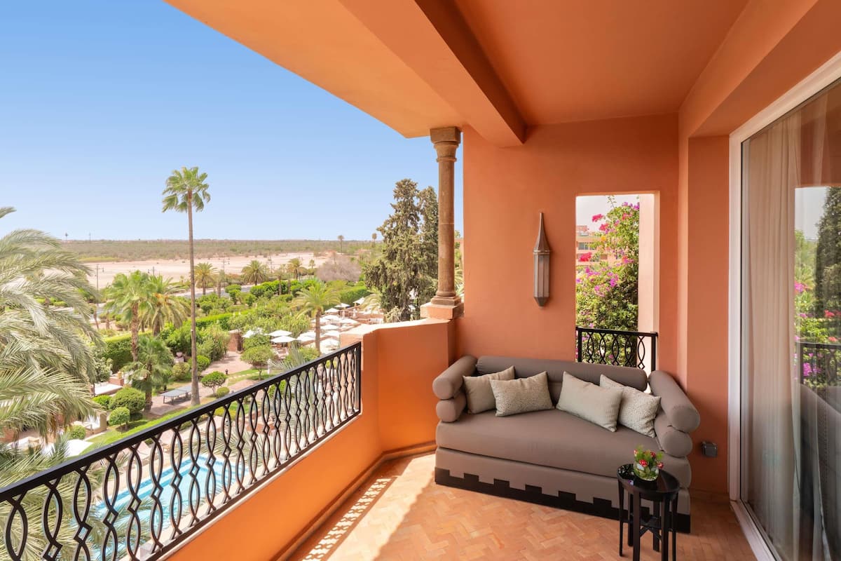Suite, 2 Double Beds, Balcony (Pool or Atlas view) | Premium bedding, down comforters, pillowtop beds, minibar