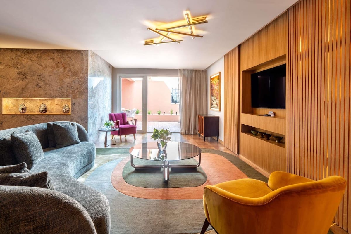 Suite presidencial, 2 habitaciones, Terraza | Ropa de cama de alta calidad, edredón, camas con pillow-top y minibar