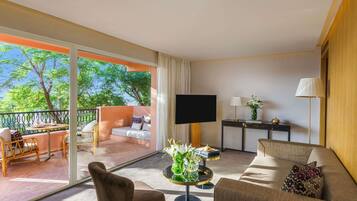 Suite, 1 King Bed, Balcony, Pool View (Prestige Agdal or Atlas view) | Premium bedding, down comforters, pillowtop beds, minibar