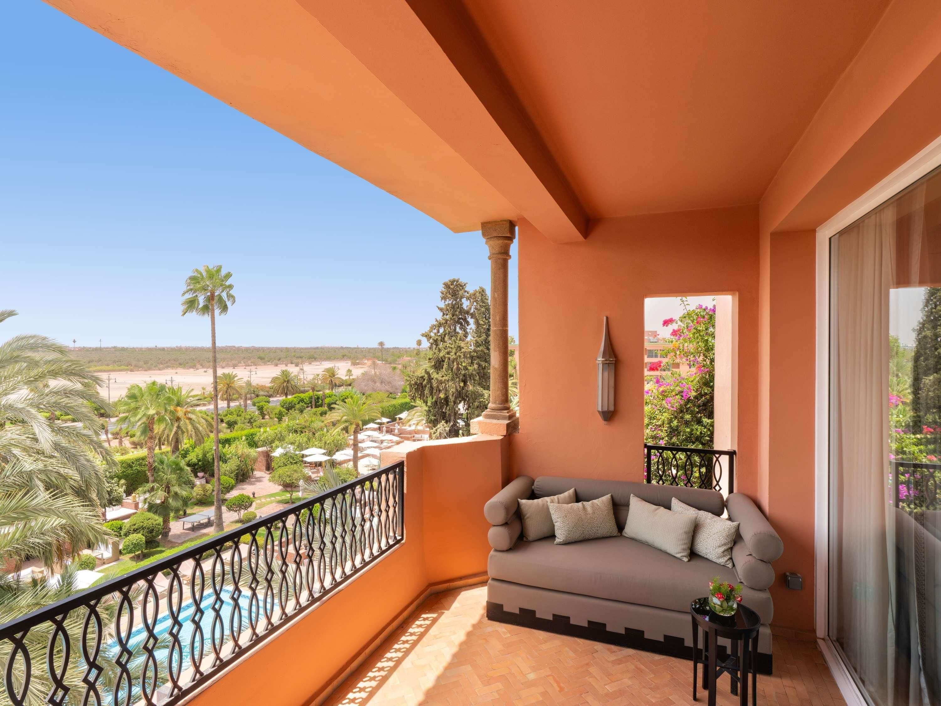 Suite, 2 Double Beds, Balcony (Pool or Atlas view) | Premium bedding, down comforters, pillowtop beds, minibar