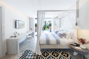 Premium bedding, minibar, in-room safe, desk