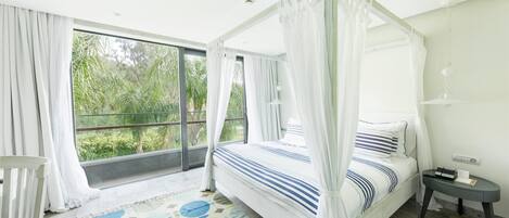 Premium bedding, minibar, in-room safe, desk