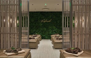 Salas de tratamiento para parejas, sauna y baño de vapor 