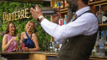 Cocktail bar, garden views, open daily