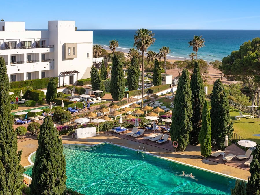 Indoor pool, 3 outdoor pools, open 9 AM to 9 PM, pool umbrellas