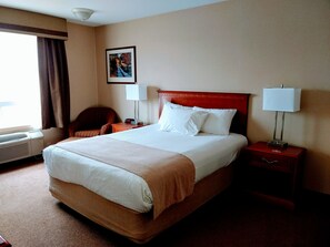 Desk, blackout curtains, iron/ironing board, free cots/infant beds