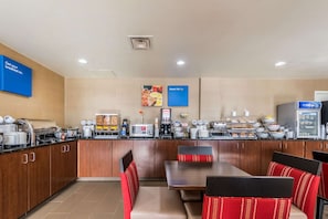 Free buffet breakfast