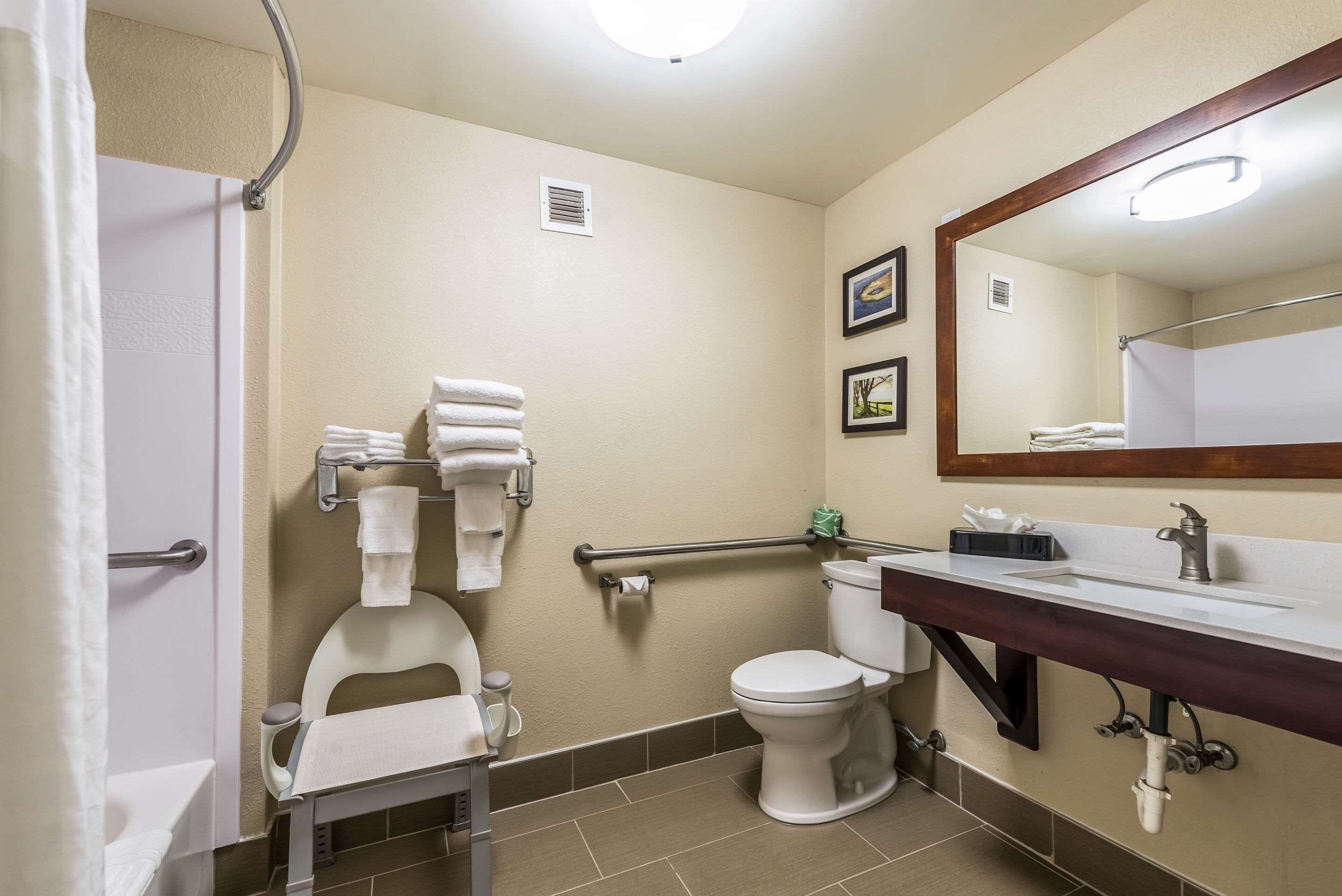 room, 1 king bed, accessible, non smoking | 1 bedroom, individually furnished, blackout curtains, iron/ironing board