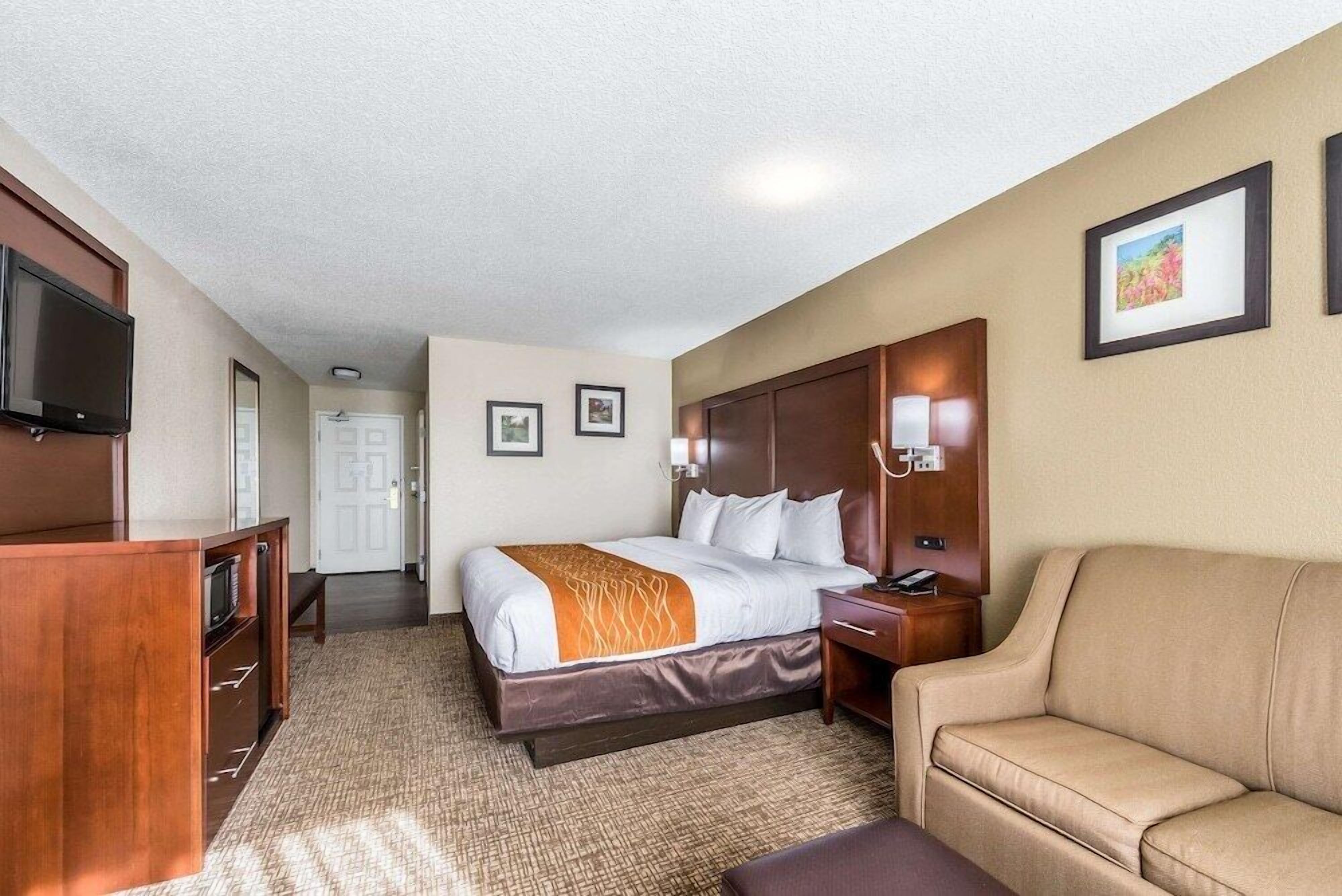 1 bedroom, individually furnished, blackout drapes, iron/ironing board