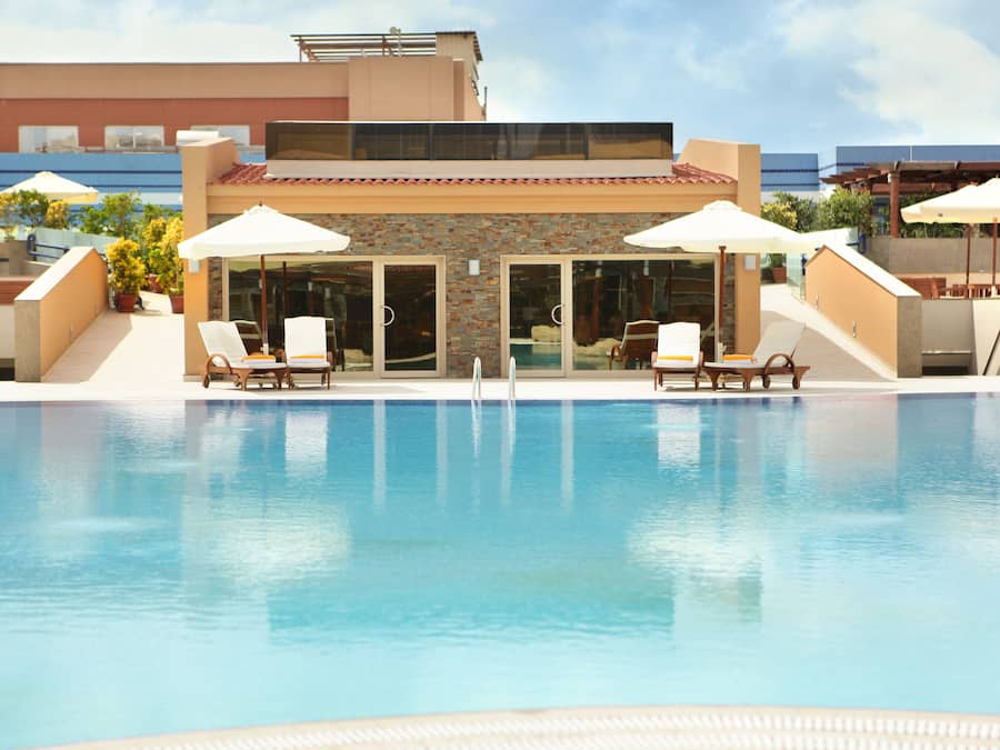 Indoor pool, outdoor pool, cabanas (surcharge), pool umbrellas
