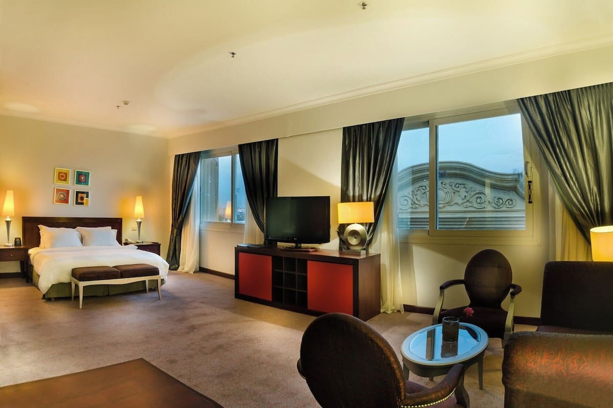 Ropa de cama hipoalergénica, edredón, camas con pillow-top y minibar