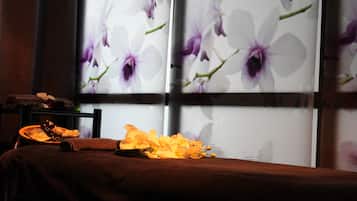 Steam room, Turkish bath, body treatments, hot stone massages