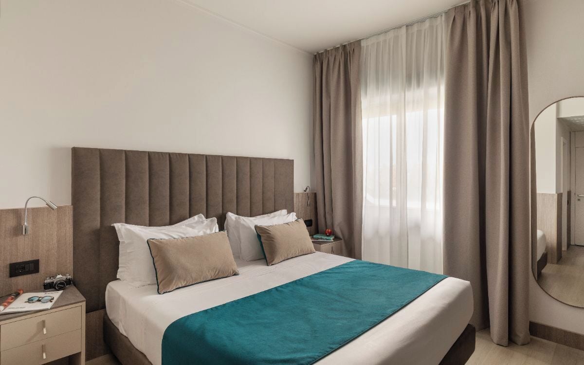 Down duvets, minibar, in-room safe, desk