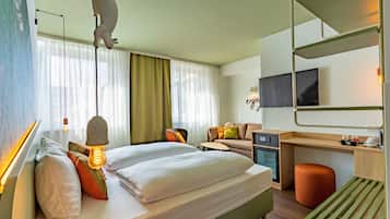 Minibar, in-room safe, desk, blackout drapes