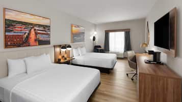 Literie de qualité, coffre-fort, bureau