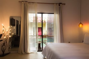 Deluxe Double Room, 1 King Bed, Pool View | View from room