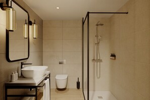In-room safe, laptop workspace, blackout curtains, free WiFi