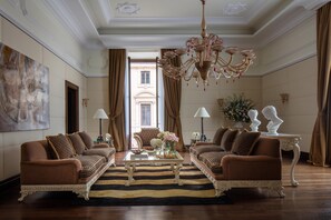 總統套房 | 1 間臥室、高級寢具、客房內保險箱、獨特裝潢