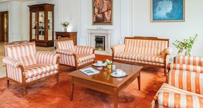 Sitteområde i lobbyen