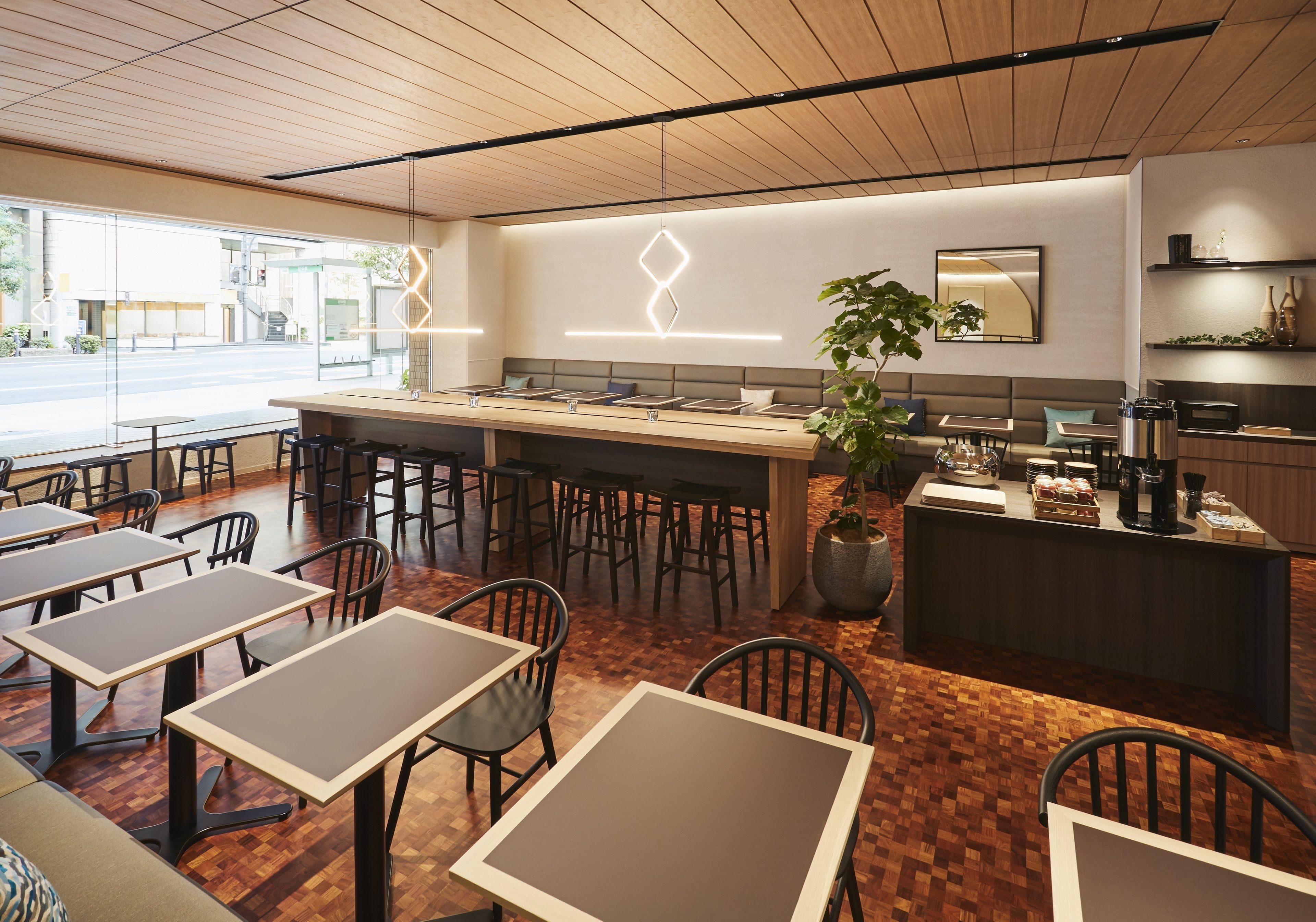 Tägliches Frühstücksbuffet (1760 JPY pro Person)