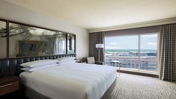 Rom – executive, 1 kingsize-seng med sovesofa | 1 soverom, sengetøy av topp kvalitet, dundyner og safe på rommet