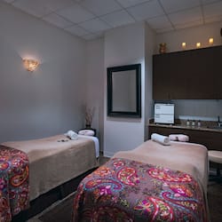 Deep-tissue massages, body scrubs, facials, 2 treatment rooms