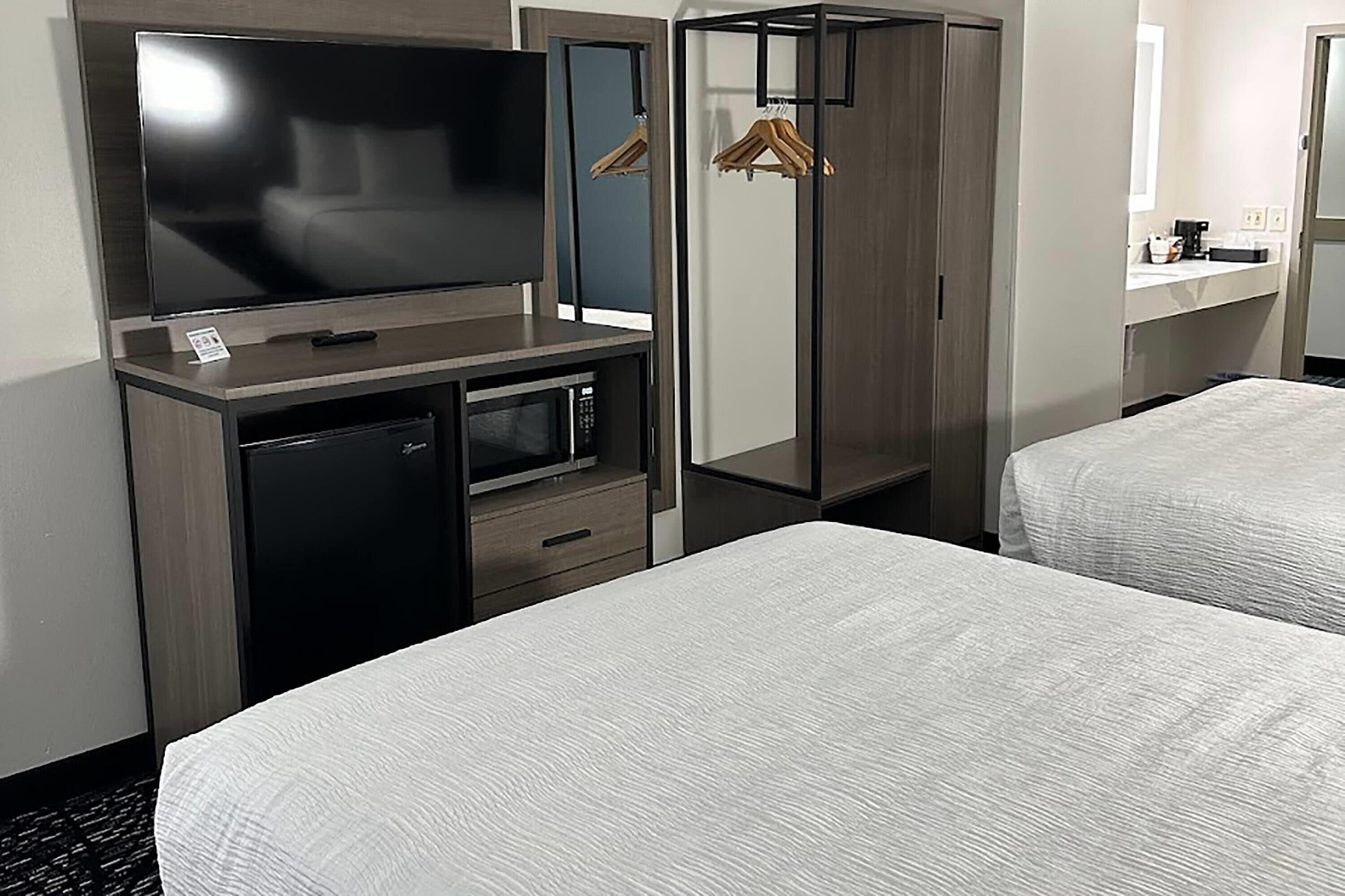 책상, 무료 WiFi, 침대 시트