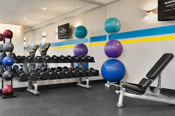 Fitness studio at Magnolia Hotel Houston, A Tribute Portfolio Hotel