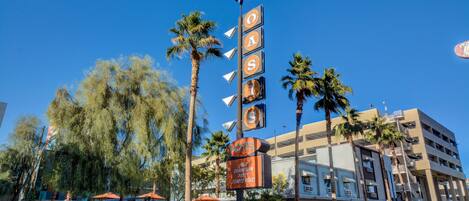 Overnatningsstedets facade