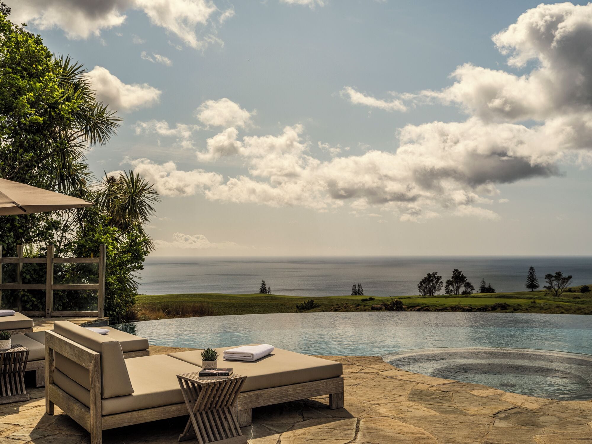 Indoor pool, outdoor pool, sun loungers