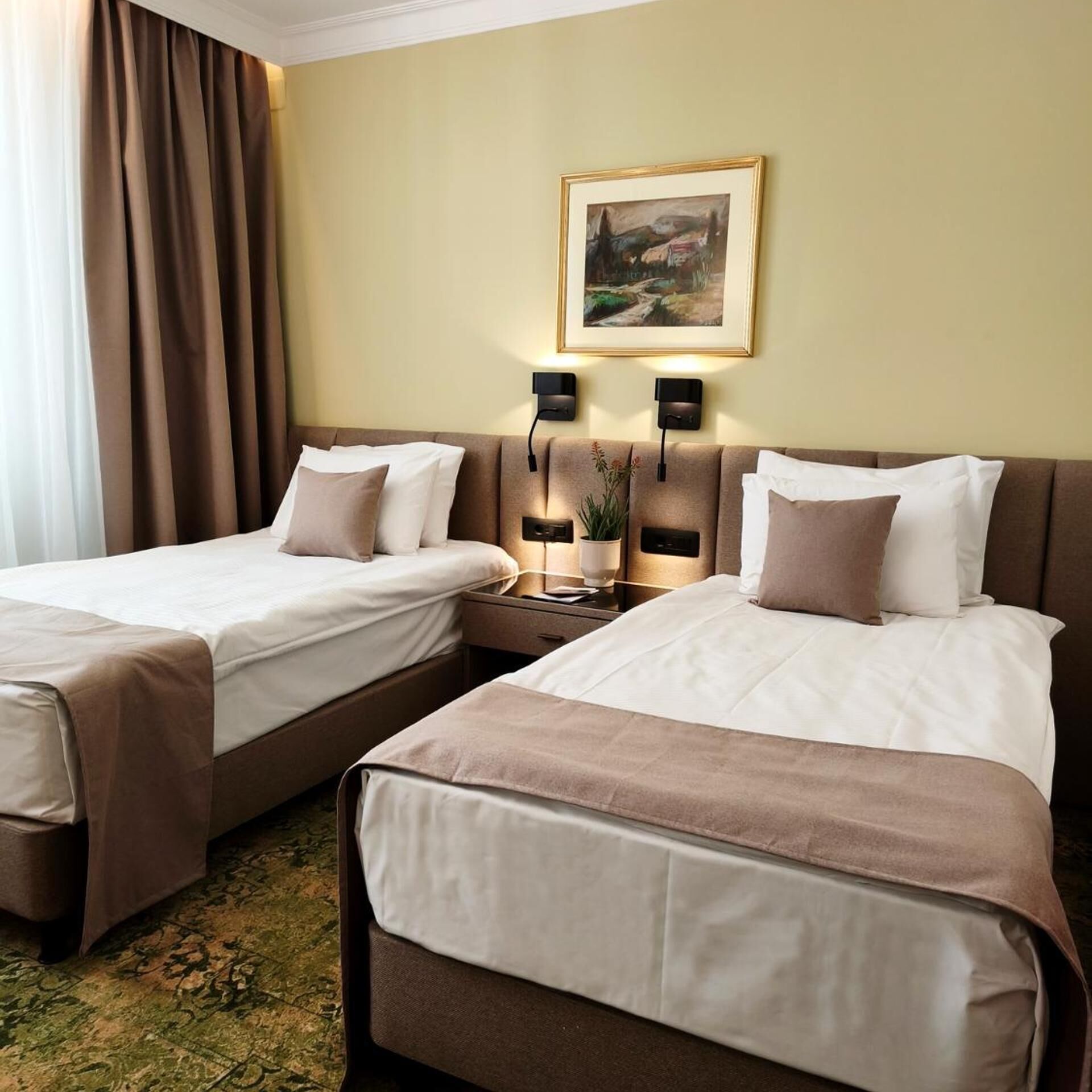 Minibar, in-room safe, soundproofing, iron/ironing board (on request)