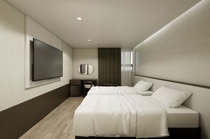 Habitación estándar con 2 camas individuales | 1 habitación, minibar y ropa de cama