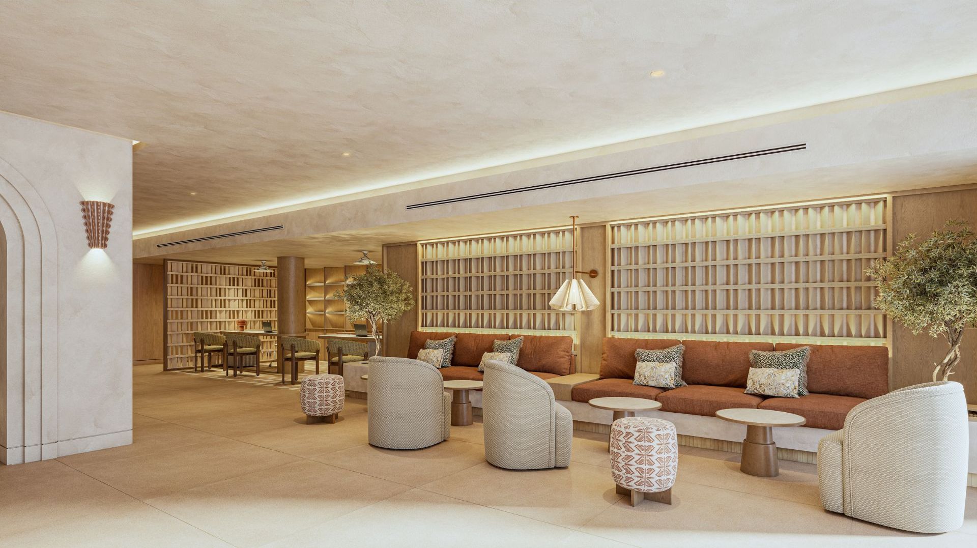 Lobby sitting area