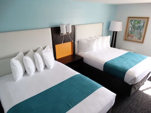 In-room safe, desk, laptop workspace, blackout curtains