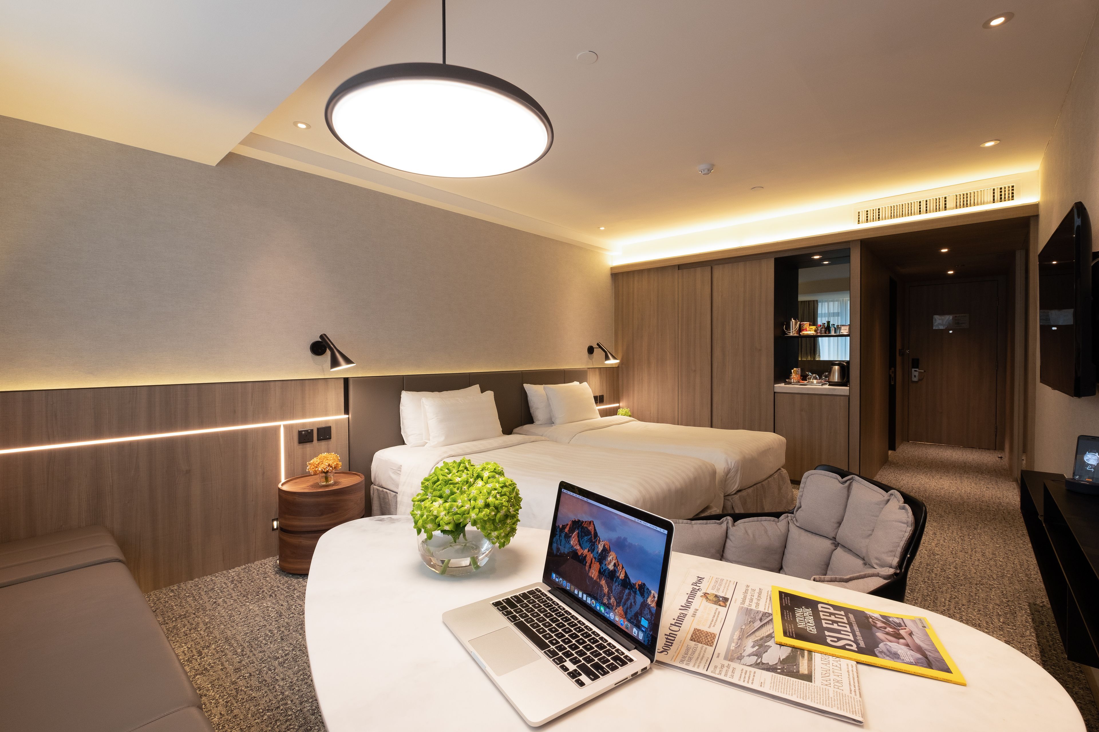 in-room safe, desk, blackout curtains, iron/ironing board