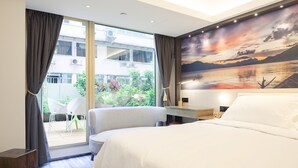 Kamar | Selimut bulu angsa, brankas, setrika/meja setrika, dan Wi-Fi gratis