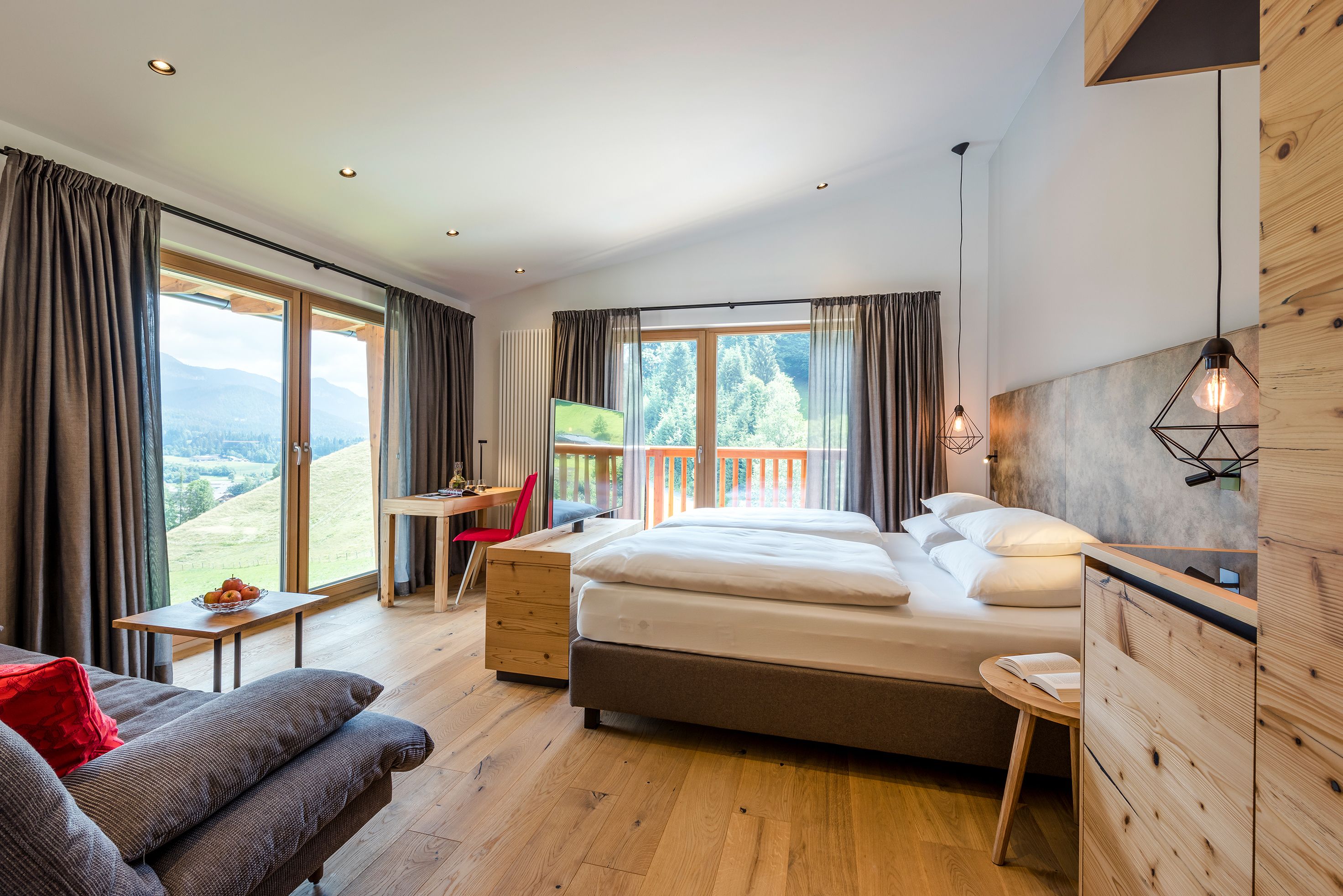 junior suite, balcony, mountain view (panorama) | 1 bedroom, premium bedding, memory-foam beds, minibar
