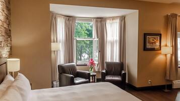 Ropa de cama de alta calidad y cortinas blackout