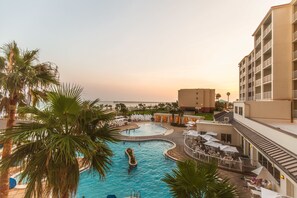 Indoor pool, 2 outdoor pools, cabanas (surcharge), sun loungers