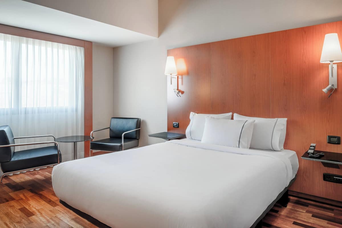 standard room, 1 queen bed, non smoking | minibar, in-room safe, desk, laptop workspace