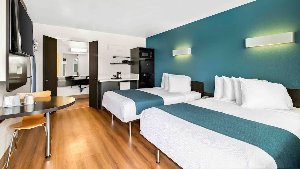 Standard Suite, 2 Queen Beds, Non Smoking | Desk, free WiFi, bed sheets