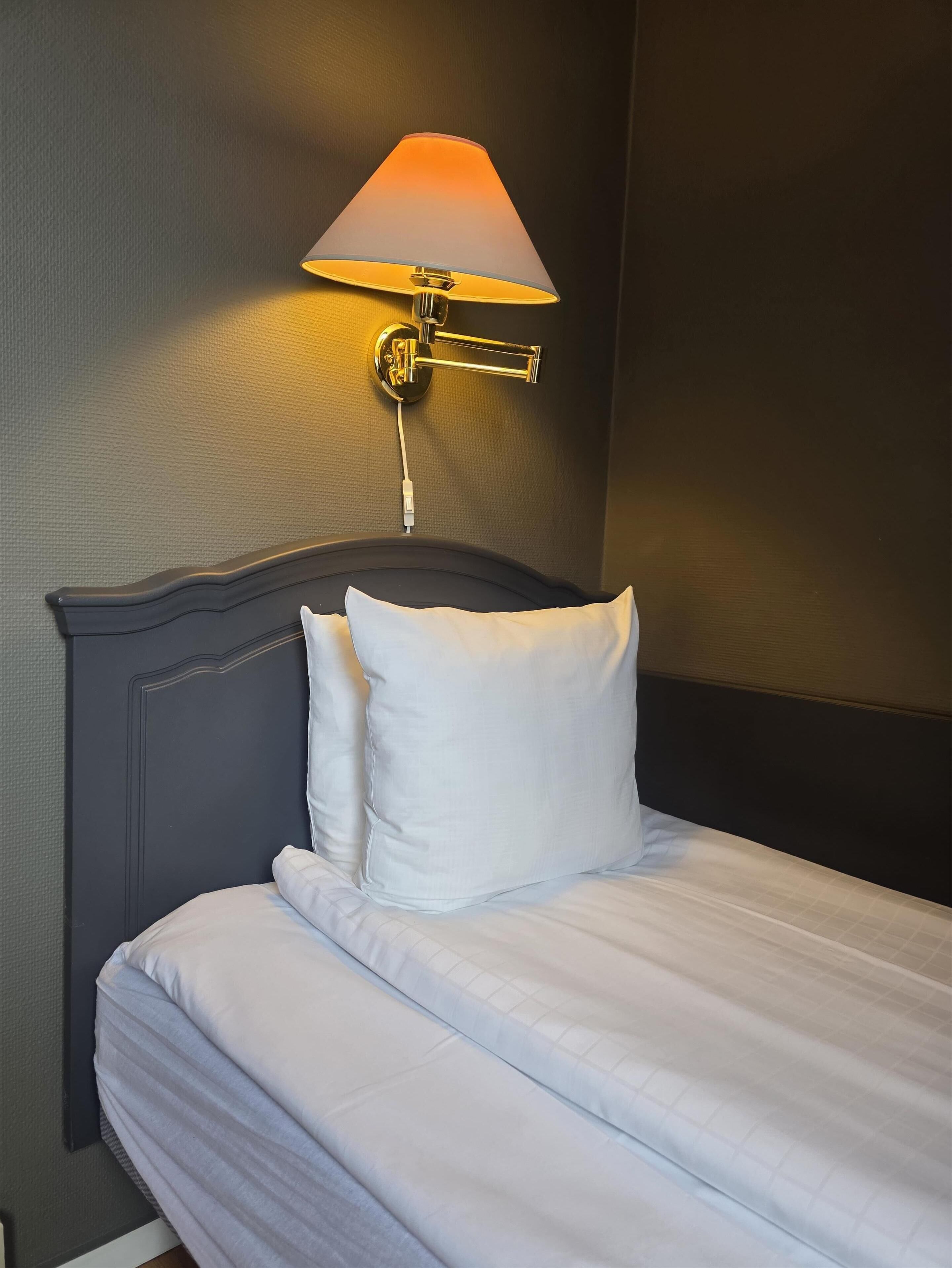 Habitación económica, 1 cama individual, para no fumadores | Camas con pillow-top, escritorio, cortinas blackout y insonorización 