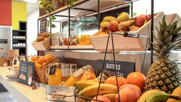 Daily buffet breakfast (EUR 10.50 per person)