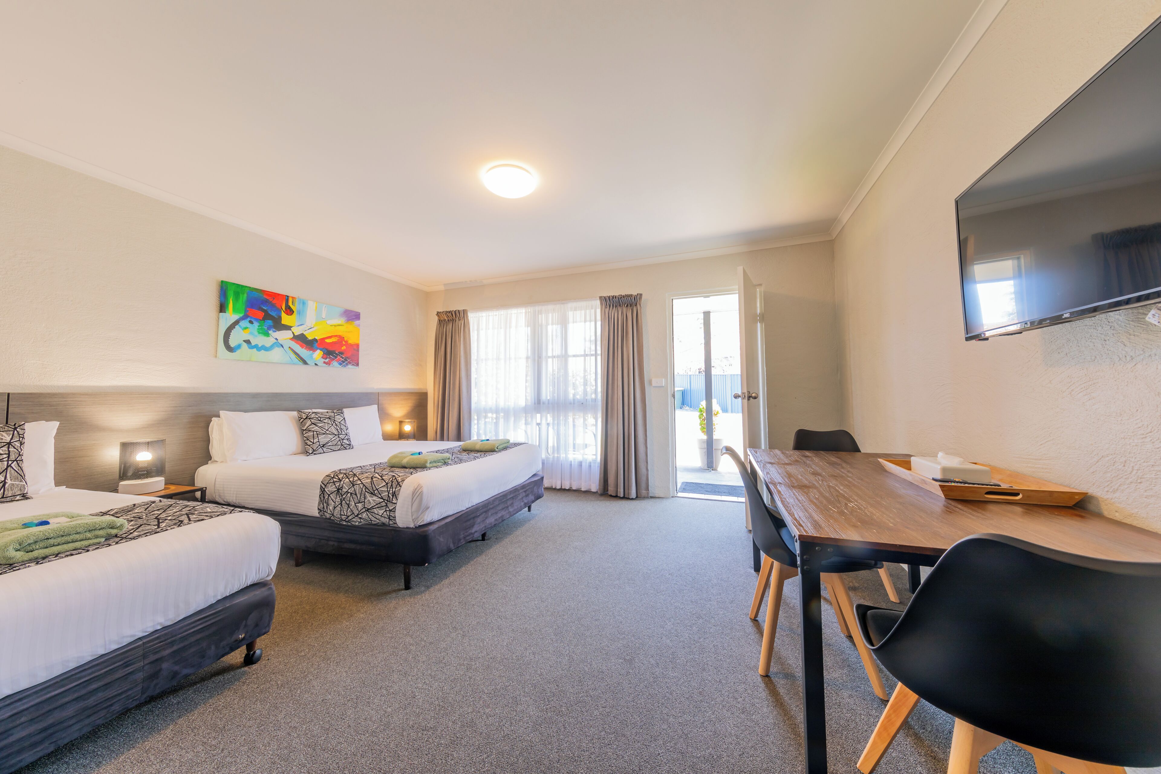 Family Suite, 2 Bedrooms | Pillow-top beds, desk, blackout curtains, free WiFi