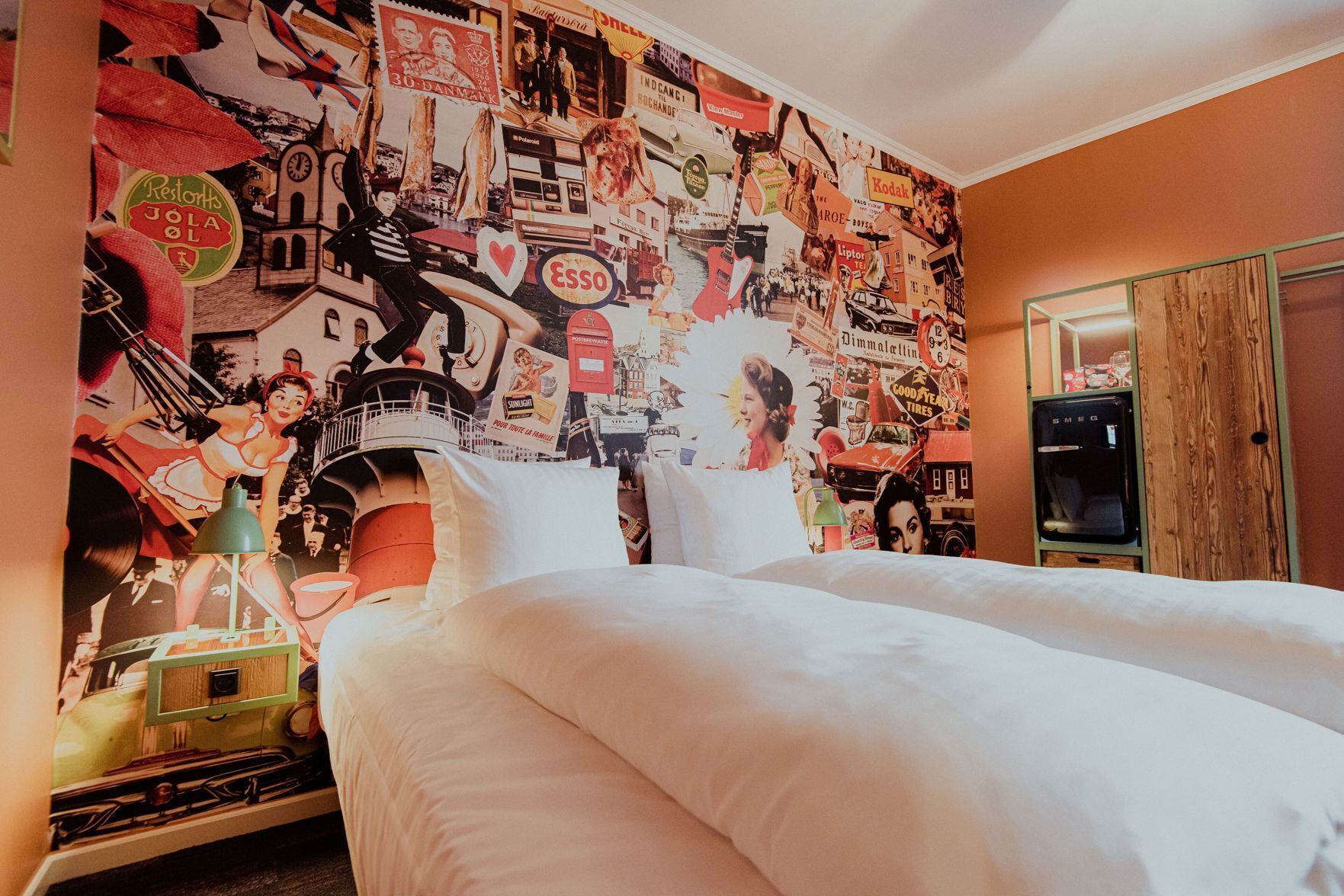 Minibar, blackout curtains, iron/ironing board, free WiFi